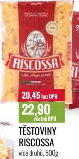 Ratio TĚSTOVINY RISCOSSA nabídka