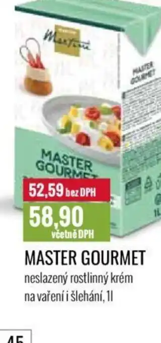 Ratio MASTER GOURMET nabídka