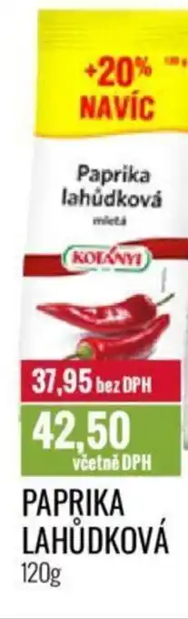 Ratio PAPRIKA LAHŮDKOVÁ nabídka