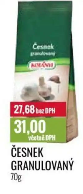 Ratio ČESNEK GRANULOVANÝ nabídka