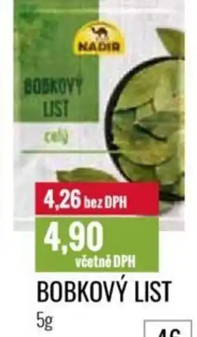Ratio BOBKOVÝ LIST nabídka