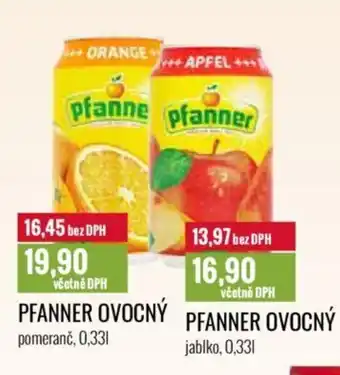 Ratio PFANNER OVOCNÝ 0.33L nabídka