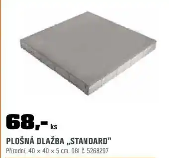 OBI PLOŠNÁ DLAŽBA „STANDARD" nabídka