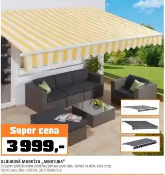 OBI KLOUBOVÁ MARKÝZA „AVENTURA" nabídka