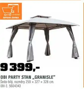 OBI OBI PARTY STAN,,GRANISLE" nabídka