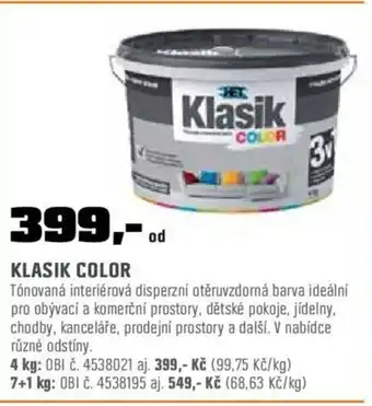 OBI KLASIK COLOR nabídka