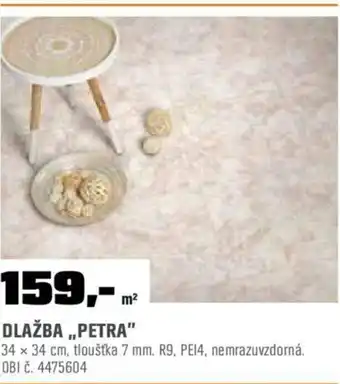 OBI DLAŽBA „PETRA" nabídka