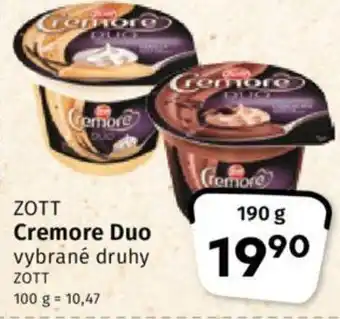 Coop ZOTT Cremore Duo nabídka
