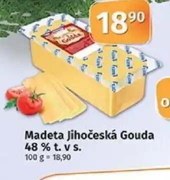 COOP TIP Madeta Jihočeská Gouda 48% t.v s. nabídka