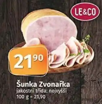 COOP TIP Šunka Zvonařka nabídka