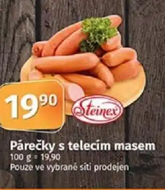 COOP TIP Párečky s telecím masem nabídka