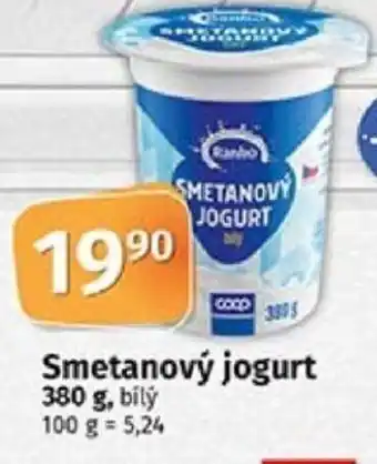 COOP TIP Smetanový jogurt 380 g nabídka