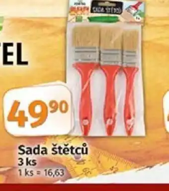 COOP TIP Sada štětců 3 ks nabídka