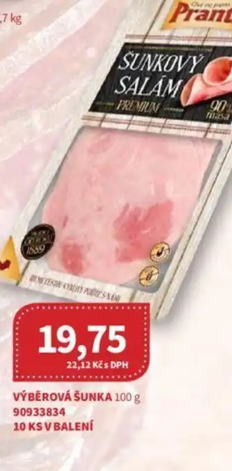 Kubík potraviny VÝBĚROVÁ ŠUNKA 100 g nabídka