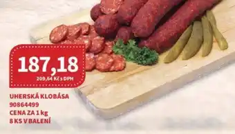 Kubík potraviny UHERSKÁ KLOBÁSA nabídka