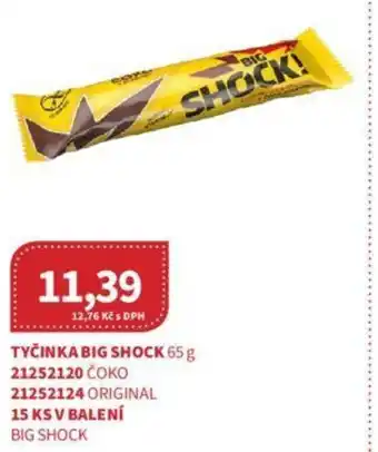 Kubík potraviny TYČINKA BIG SHOCK 65 g nabídka