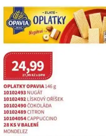 Kubík potraviny OPLATKY OPAVIA 146 g nabídka