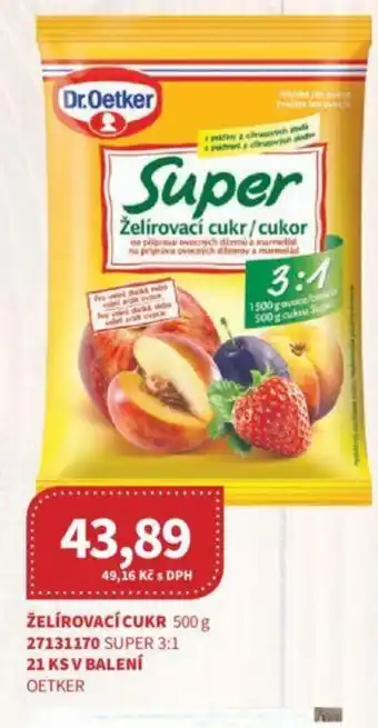 Kubík potraviny ŽELÍROVACÍ CUKR 500 g nabídka