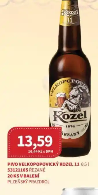 Kubík potraviny PIVO VELKOPOPOVICKÝ KOZEL 11 0,5L nabídka