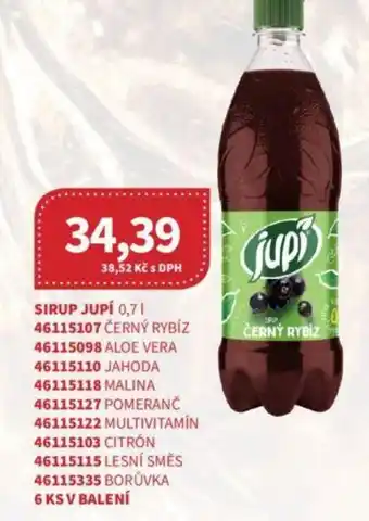 Kubík potraviny SIRUP JUPÍ 0,7L nabídka
