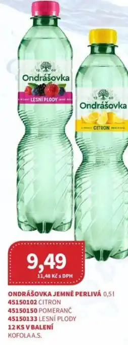 Kubík potraviny ONDRÁŠOVKA JEMNĚ PERLIVÁ 0,5L nabídka