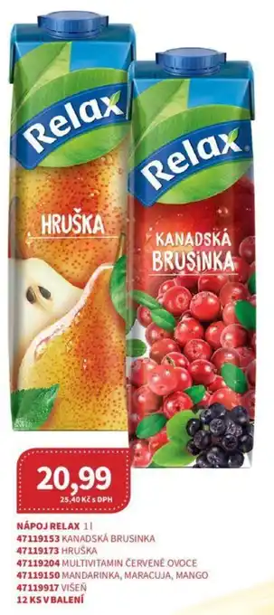 Kubík potraviny NÁPOJ RELAX 1L nabídka
