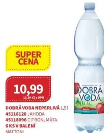 Kubík potraviny DOBRÁ VODA NEPERLIVÁ 1,5 L nabídka