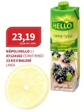 Kubík potraviny NÁPOJ HELLO 1L nabídka