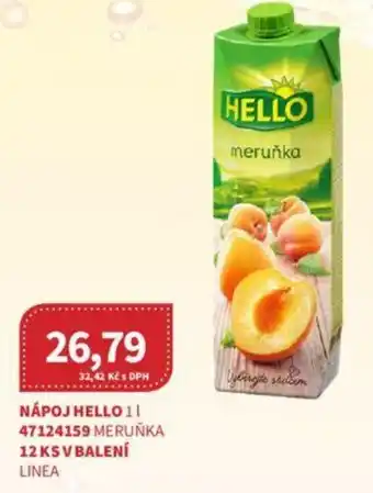 Kubík potraviny NÁPOJ HELLO 1L nabídka