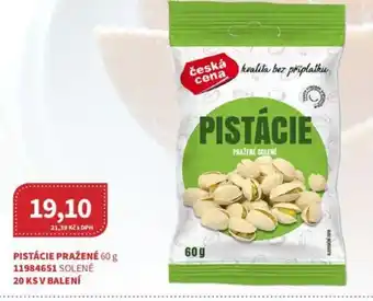 Kubík potraviny PISTÁCIE PRAŽENÉ 60 g nabídka
