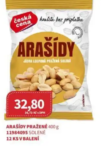 Kubík potraviny ARAŠÍDY PRAŽENÉ 400 g nabídka