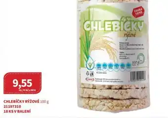 Kubík potraviny CHLEBÍČKY RÝŽOVÉ 100 g nabídka