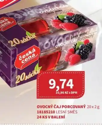 Kubík potraviny OVOCNÝ ČAJ PORCOVANÝ 20x2g nabídka
