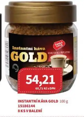 Kubík potraviny INSTANTNÍ KÁVA GOLD 100 g nabídka