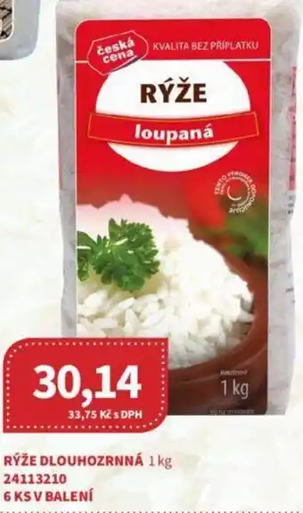 Kubík potraviny RÝŽE DLOUHOZRNNÁ 1 kg nabídka
