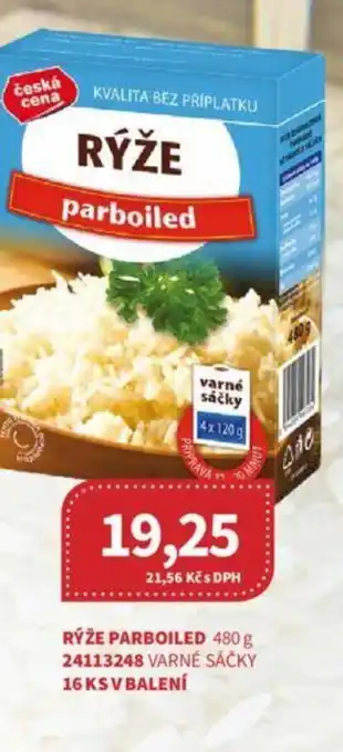 Kubík potraviny RÝŽE PARBOILED 480 g nabídka