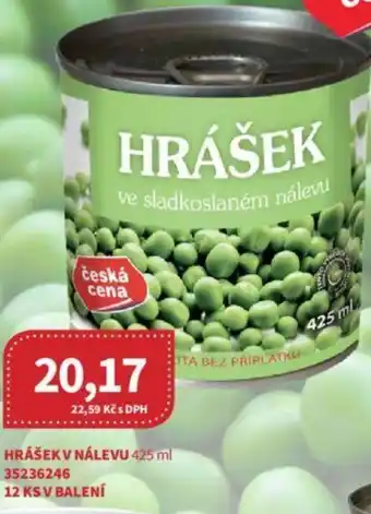 Kubík potraviny HRÁŠEK V NÁLEVU 425 ml nabídka