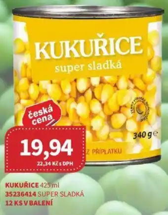 Kubík potraviny KUKUŘICE 425 ml nabídka