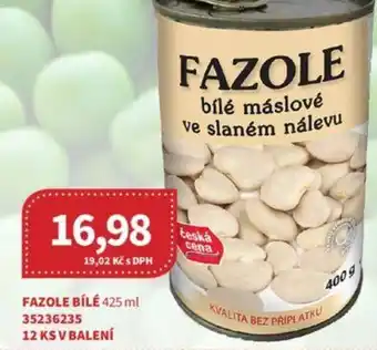 Kubík potraviny FAZOLE BÍLÉ 425 ml nabídka