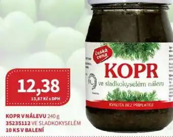 Kubík potraviny KOPR V NÁLEVU 240 g nabídka