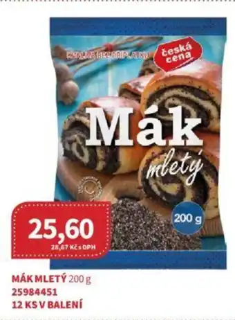 Kubík potraviny MÁK MLETỲ 200 g nabídka