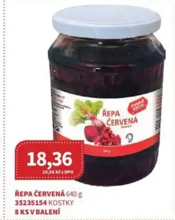 Kubík potraviny ŘEPA ČERVENÁ 640 g nabídka