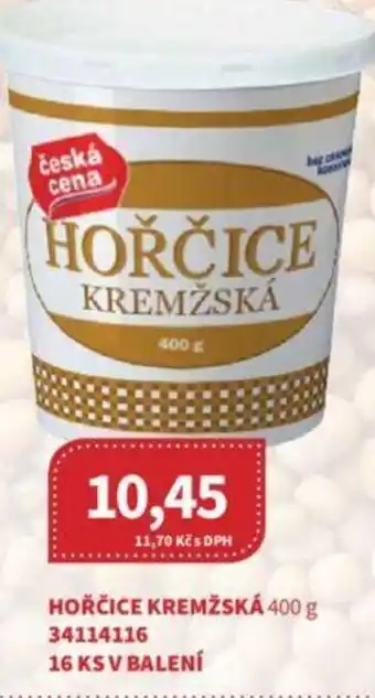 Kubík potraviny HOŘČICE KREMŽSKÁ 400 g nabídka