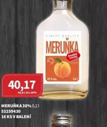 Kubík potraviny MERUŇKA 30% 0,2L nabídka