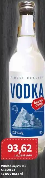 Kubík potraviny VODKA 37.5% 0.5L nabídka