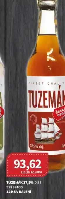 Kubík potraviny TUZEMAK 37.5% 0.5L nabídka