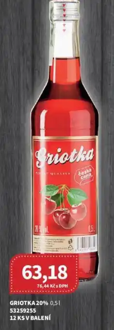 Kubík potraviny GRIOTKA 20% 0,5L nabídka