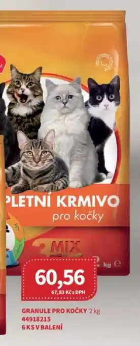 Kubík potraviny GRANULE PRO KOČKY 2 kg nabídka