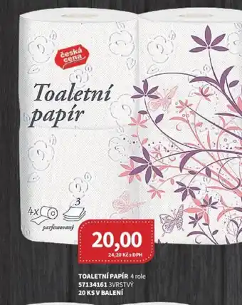 Kubík potraviny TOALETNÍ PAPÍR 4 role nabídka
