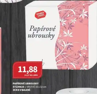 Kubík potraviny PAPÍROVÉ UBROUSKY nabídka